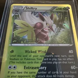 POKEMON TCG CARD Shiftry 11/114 XY Steam Siege 2016 Rare Holo Foil - Image 4