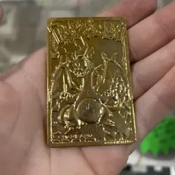 Pokemon Charizard Trading Card 23k Gold Plated Burger King 1999 Card Only - Image 1