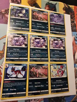 Pokemon TCG Trading Card Lot dark type rares 2021-2023 Yveltal Muk Weezing - Image 3