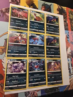 Pokemon TCG Trading Card Lot dark type rares 2021-2023 Yveltal Muk Weezing - Image 4