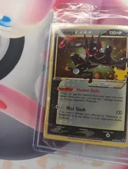 SEALED Greninja Gold Star SWSH144 Celebrations Promo Holo Pokemon Card one swirl - Image 4