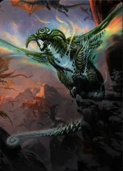 Ureni of the Unwritten Art Card (51/54) Art Series: Tarkir: Dragonstorm - Image 1