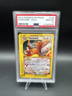 2003 Pokemon Skyridge Crystal Charizard - Holo Card #146 - PSA 10 Gem Mint - Image 1
