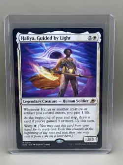 HALIYA, GUIDED BY LIGHT #0019 Edge Of Eternities MTG RARE Card Near Mint - Image 1
