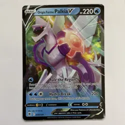 Origin Forme Palkia V 039/189 Swsh10: Astral Radiance Holo LP Trading Card - Image 1