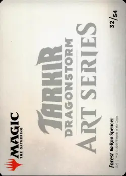 Forest Art Card (32/54) Art Series: Tarkir: Dragonstorm - Image 2