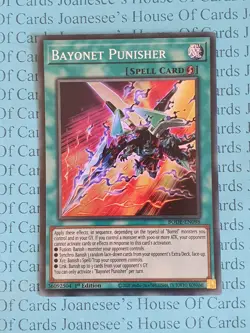 BODE-EN098 Bayonet Punisher Super Rare Yu-Gi-Oh Card 1st Edition New - Image 1
