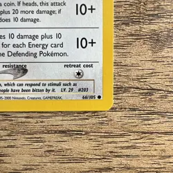 Pokemon TCG Girafarig Neo Destiny 1st Edition Common Card 66/105 Regular NM-MINT - Image 4