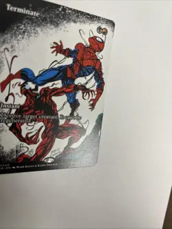 Terminate Borderless Nonfoil Spiderman MTG - Image 2
