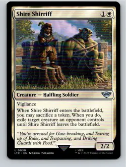 Magic the Gathering Shire Shirriff Lord of the Rings MTG Free Shipping! - Image 1