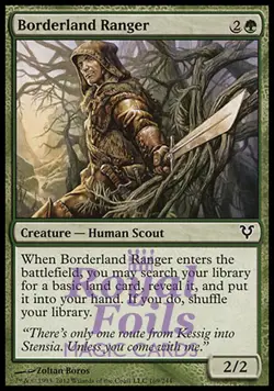 Borderland Ranger 3x FOIL AVR MTG Avacyn Restored Common MINT green - Image 1