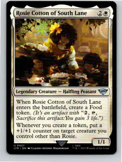 Magic the Gathering Rosie Cotton of South Lane Lord of the Rings MTG Free Ship - Image 1