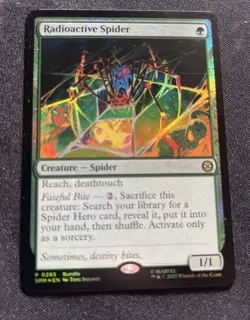 MTG Marvel's Spider-Man - Radioactive Spider Promo Foil # 0285 - Image 1