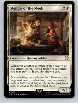 Magic the Gathering Mentor of the Meek Lord of the Rings Commander MTG Free Ship - Image 1