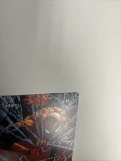 Tangle Borderless Nonfoil Spiderman MTG Miscut - Image 3