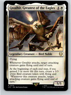 Magic the Gathering Gwaihir, Greatest of the Eagles Lord of Rings Commander MTG - Image 1