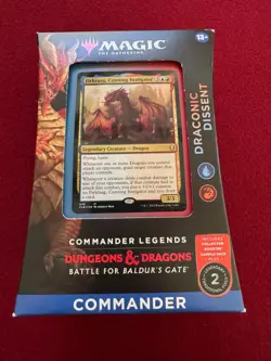 Magic the Gathering MTG D&D Battle for Baldurs Gate Draconic Dissent Sealed Deck - Image 1