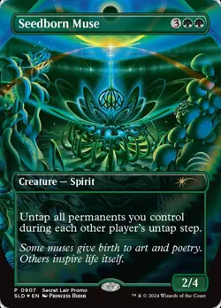 MTG Seedborn Muse Secret Lair Drop x1 Near Mint FOIL - Image 1
