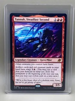 TANNUK, STEADFAST SECOND #0162 Edge Of Eternities MTG MYTHIC RARE Card Near Mint - Image 1