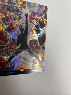 Thrill Of Possibility Foil Borderless Spiderman MTG - Image 2