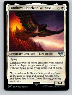 Magic the Gathering Landroval, Horizon Witness Lord of the Rings MTG Free Ship! - Image 1