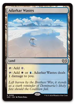 Adarkar Wastes #258 (NM) Duskmourn DSC Magic MTG - Image 1