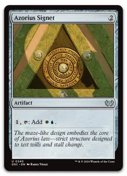 Azorius Signet #240 (NM) Duskmourn DSC Magic MTG - Image 1