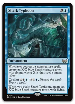 Shark Typhoon #127 (NM) Duskmourn DSC Magic MTG - Image 1