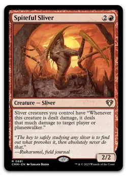 Spiteful Sliver #881 (NM) Commander Masters CMM Magic MTG - Image 1