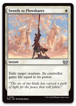 Swords to Plowshares #106 (NM) Duskmourn DSC Magic MTG - Image 1