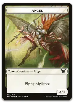 Angel // Elephant Double-Sided Token #2 // 8 NM Kamigawa Neon Dynasty Magic MTG - Image 1