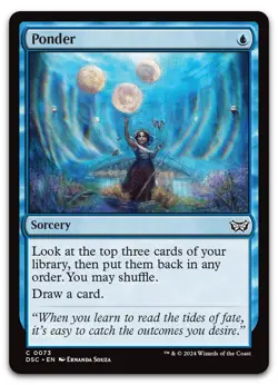 Ponder #73 (NM) Duskmourn DSC Magic MTG - Image 1