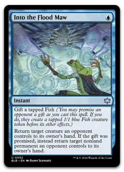 Into the Flood Maw #52 (NM) Bloomburrow BLB Magic MTG - Image 1