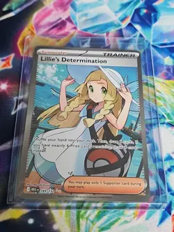 Lillie's Determination 169/132 Ultra Rare Pokemon Mega Evolution - Image 1