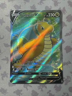 Dragonite V (Full Art) - 076/078 - Ultra Rare - Pokemon Go - Image 1