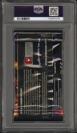 2021 Pokemon INT'L Shining Fates Foil Booster Pack Charizard Art PSA 7 Near Mint - Image 2