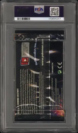 2021 Pokemon INT'L Shining Fates Foil Booster Pack Charizard Art PSA 9 Mint - Image 2