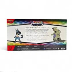 2 x Pokemon Prismatic Evolutions Lucario EX and Tyranitar EX Premium Collection - Image 2