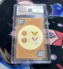 2019 Pokemon Korean Playing Cards Point Salad Eevee Edition Vaporeon CGC 10 - Image 2