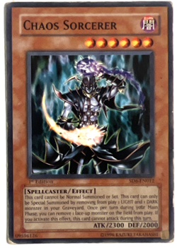 YuGiOh! - Chaos Sorcerer SD6-EN012 1st Edition Common - Image 1