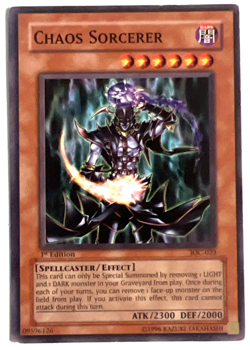 YuGiOh! - Chaos Sorcerer IOC-023 1st Edition Common - Image 1