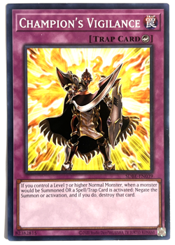 YuGiOh! - Champion's Vigilance SDBE-EN039 Unlimited Common - Image 1