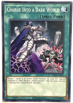 YuGiOh! - Charge Into a Dark World - PHRA-EN063 - 1st Edition - Common - Image 1