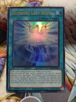 Yugioh Numbers Last Hope Ultra Rare BLMR-EN004 1st Ed Near Mint - Image 1