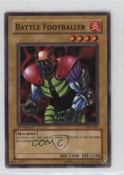 Battle Footballer 1st Ed. YuGiOh Dark Crisis #DCR-001 2003 - Image 1