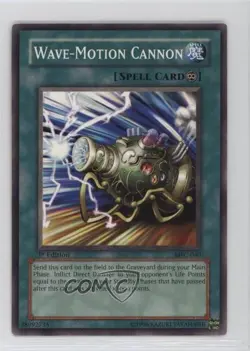 Wave-Motion Cannon 1st Ed. YuGiOh Magician's Force #MFC-040 2003 - Image 1