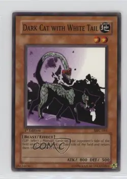 Dark Cat with White Tail 1st Ed. YuGiOh Magician's Force #MFC-083 2003 - Image 1