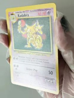 Pokemon Card WOTC Kadabra 32/102 Base Non-holo Uncommon Unlimited 1999 - LP - Image 2