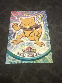 Abra #63 Pokemon Topps Series 1 Card (Blue Label) - Image 1