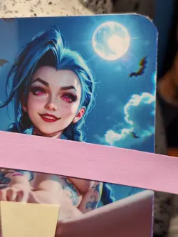 1/1 Only 1 Made Jinx Halloween NSFW F/N Arcane Legends Lonestar Customs Card - Image 3